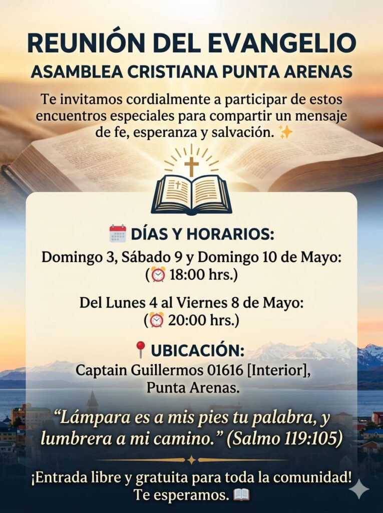 Desde el Domingo 3 al domingo 10 de mayo